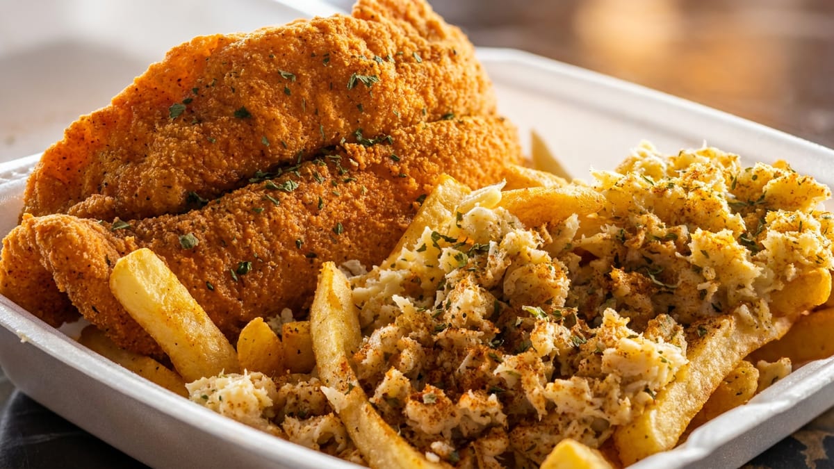 Crab fries
